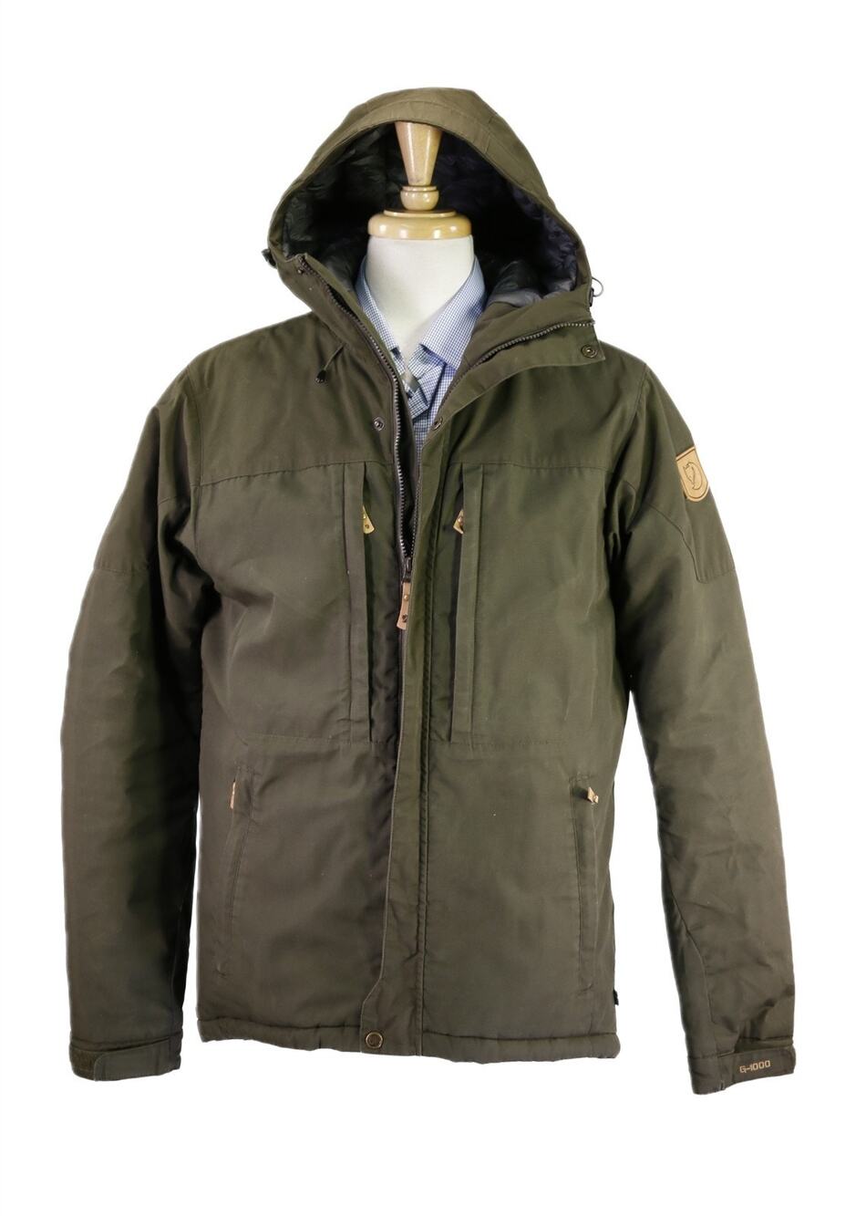 Fjallraven G-1000 Skogso Skogso Padded Hooded Jacket Mens Medium